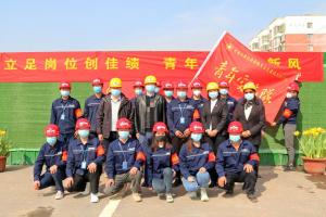 “青年突擊隊(duì)”的旗幟在河南三建項(xiàng)目一線高高飄揚(yáng)！